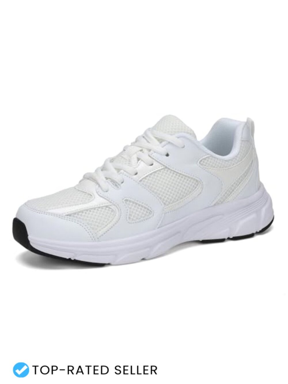 Women's Mesh Walking Sneakers Lace-Up Running Shoes Comfortable Athletic